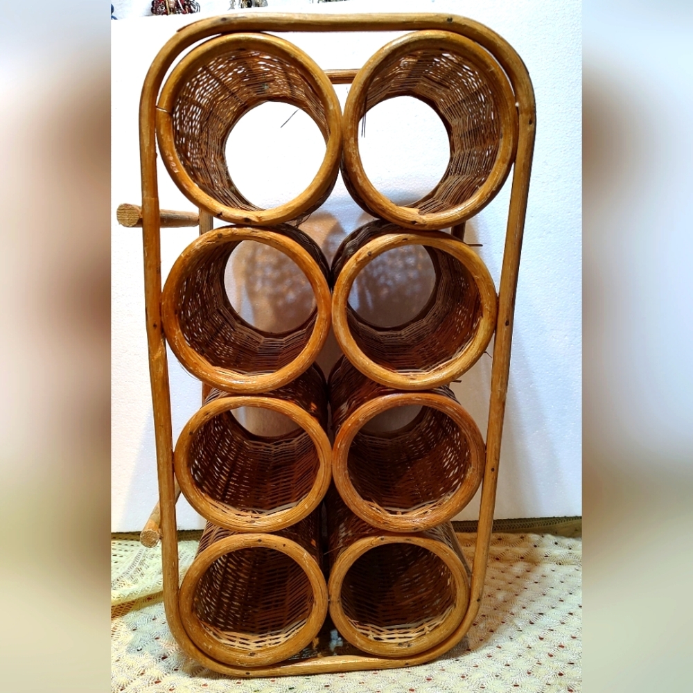 Bamboo table wine rack - Picture 10 of 10